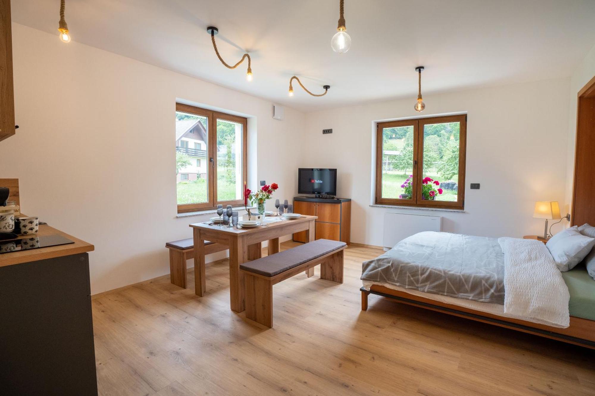 Zgornje Gorje Aparthotel Hom At Vintgar חדר תמונה